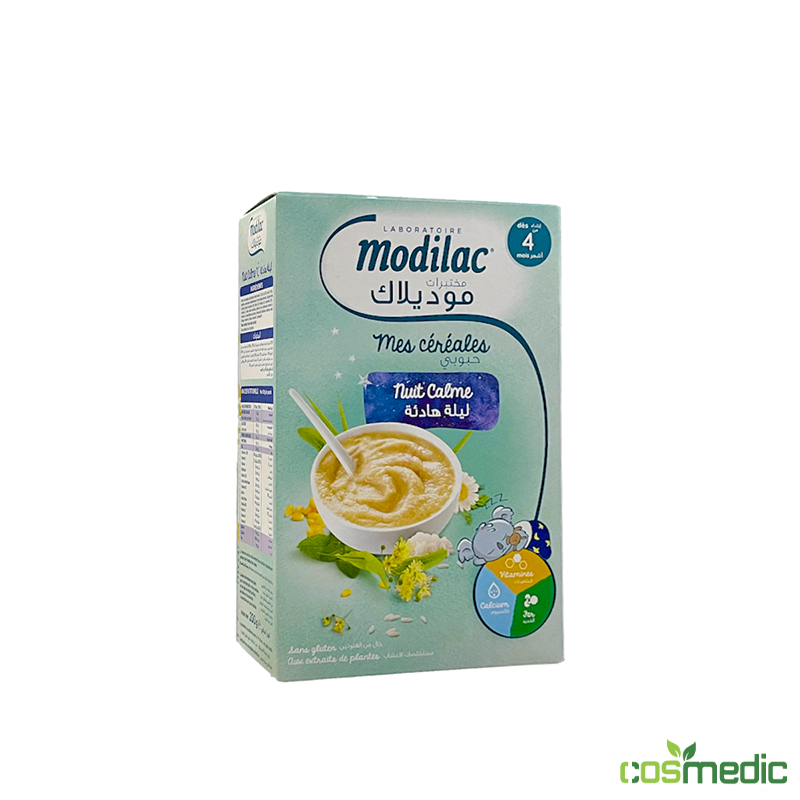 MODILAC Céréales du soir BIO NUIT CALME + 4mois (250g) Pharmacie VEAU en  ligne