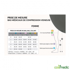 VEINAX FEMME COLLANT DE CONTENTION MICROTRANS CLASSE 2