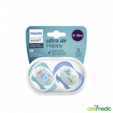 AVENT SUCETTE B/2 ULTRA AIR HAPPY 0-6M